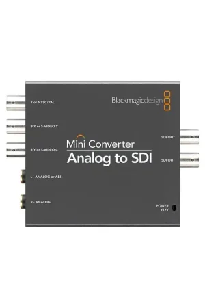 Precio Bajo BLACKMAGIC MINI CONVERTER - ANALOG TO SDI 2 Mini Converter, Analógico a SDI.