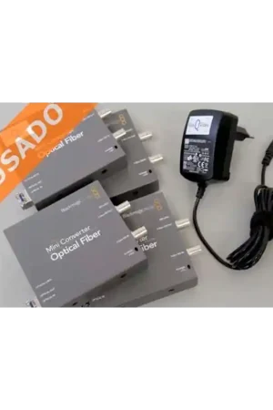 Económico BLACKMAGIC MINI CONVERTER - OPTICAL FIBER 12G (NO I (Usado) Mini Converter, (bidireccional) SDI a F.O.