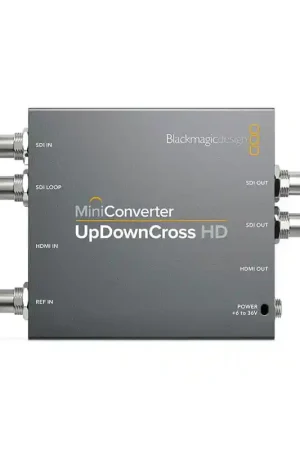 BLACKMAGIC MINI CONVERTER - UPDOWNCROSS HD Mini Converter, Up/Down/Cross HDMI-SDI-HDMI Imprescindible (Must-Have)