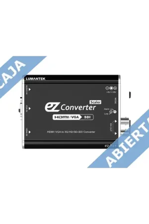 Ocasión Especial LUMANTEK EZ-HS+ (Caja abierta) Conversor escalador HDMI/VGA a (HD)-SDI