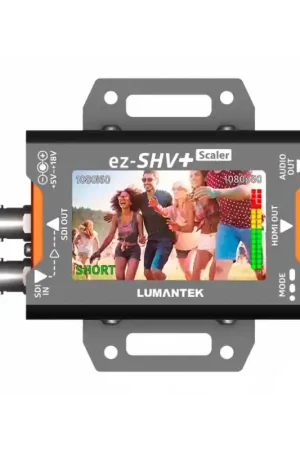 LUMANTEK EZ-SHV+ Conversor escalador SDI a HDMI + Audio Analógico Entrega Rápida