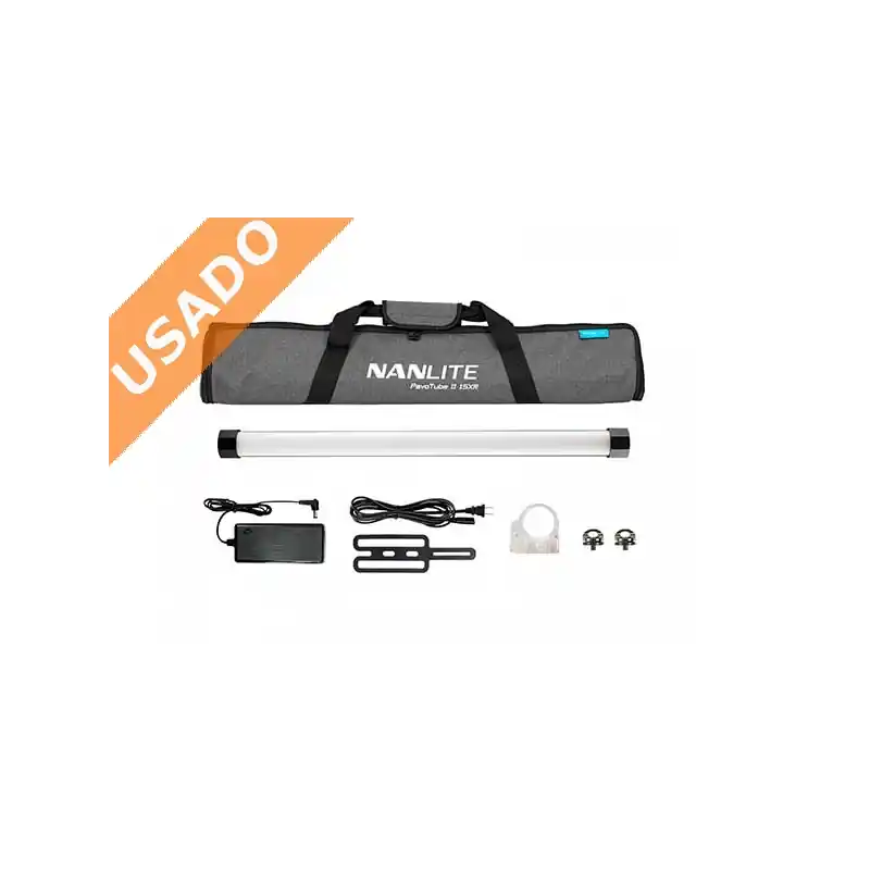 NANLITE KIT 2 x PAVOTUBE II 15 XR (Usado) Pack de 2 tubos led 60cm con batería y CRMX. Bestseller