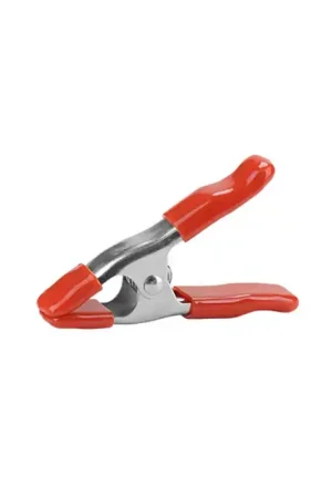 EIMAGE C-008 Pinza A de 4" con puntas y asas recubiertas de vinilo rojo para evitar rayar las superficies. A Buen Precio