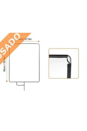 Ordenar Ahora Mismo EIMAGE F05-36 (Categoira USADO) Panel bandera de acero inoxidable 70*90 cm, Tela: Dorado/Plateado/Negro/Blanco