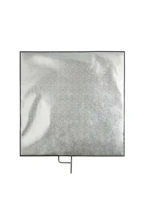 Última Versión EIMAGE F05-48 Panel bandera de acero inoxidable de 120 x 120 cm. Incluye telas.