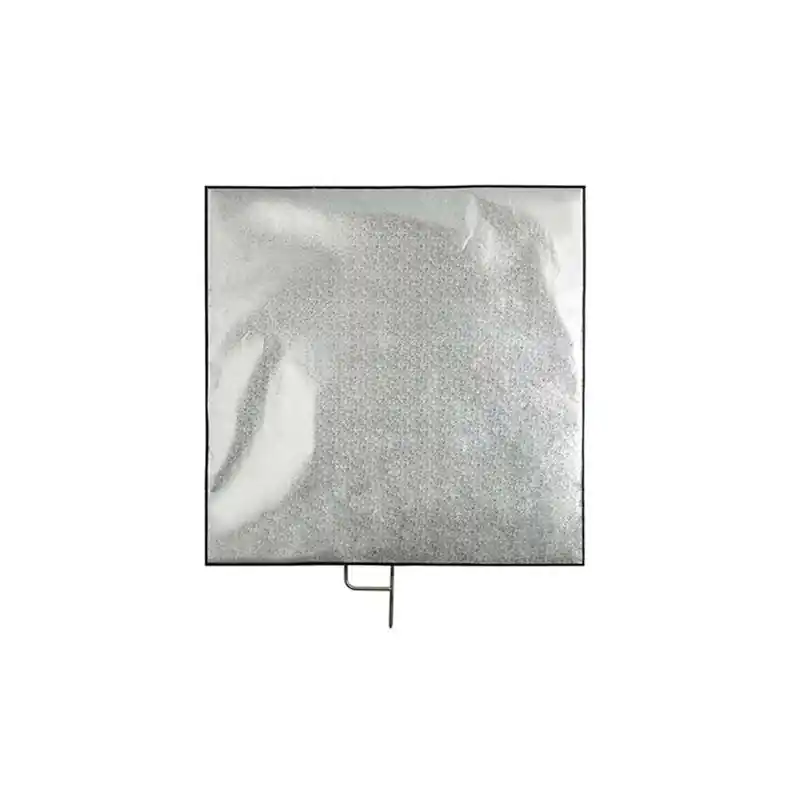 Última Versión EIMAGE F05-48 Panel bandera de acero inoxidable de 120 x 120 cm. Incluye telas.