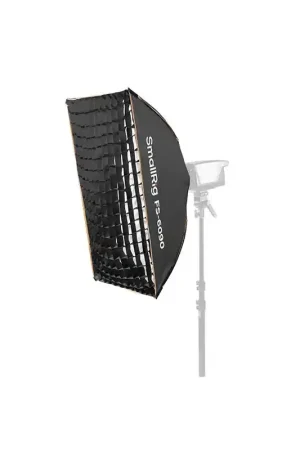 Marca Reconocida SMALLRIG FS-6090 - 5369 Softbox rectangular de 90x60cm FS-6090. Montura Bowens. Apertura rápida.