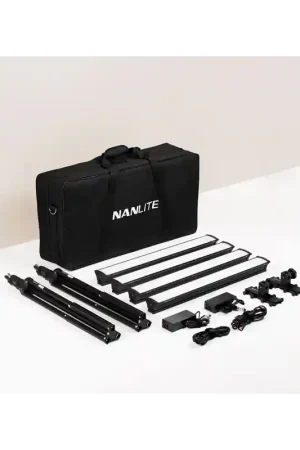 Gran Oferta NANLITE LG-E60 Kit de estudio LED de 4 luces