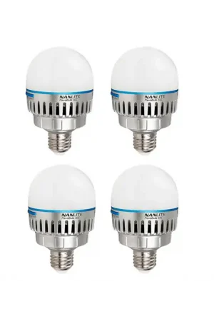 NANLITE PAVOBULB 10C Kit de 4 PavoBulb 10C. Bombilla que ilumina en todas direcciones. Promoción