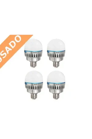 NANLITE PAVOBULB 10C (Usado) Kit de 4 PavoBulb 10C. Bombilla que ilumina en todas direcciones. Favorito De Clientes