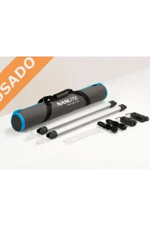 NANLITE KIT PAVOTUBE II 15C (Usado) Pack de 2 tubos led 60cm con batería. Precio De Fábrica