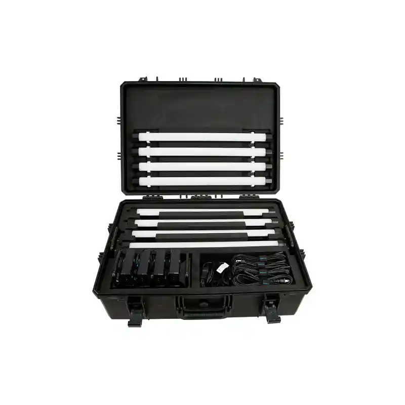 NANLITE KIT 8 x PAVOTUBE II 15XR Pack de 8 tubos LED 60cm con batería Envío Inmediato