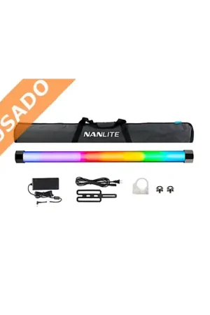 Oferta Especial NANLITE KIT PAVOTUBE II 30X (Usado) Pack de 2 tubos led 120cm con batería.