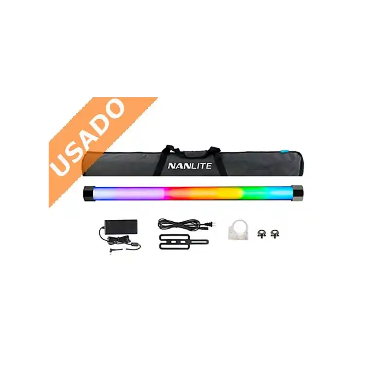 Oferta Especial NANLITE KIT PAVOTUBE II 30X (Usado) Pack de 2 tubos led 120cm con batería.