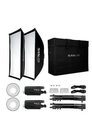 Precio Reducido NANLITE FS-150B Kit 2 Focos LED Bi-color 185W