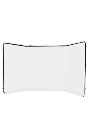 Promoción LASTOLITE LLLB7627 Tela para fondo panorámico Blanco.