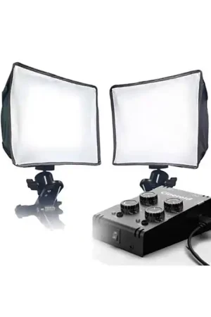 CINEROID DL50 Kit de 2 paneles Led Mini de 25W y 130º. Popular