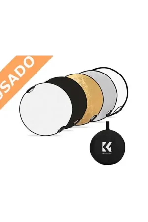 Compra Ahora AURORA AURLD105M (Usado) Kit de reflectores 5 en 1 de 105 cm: difusor, blanco, oro, plata