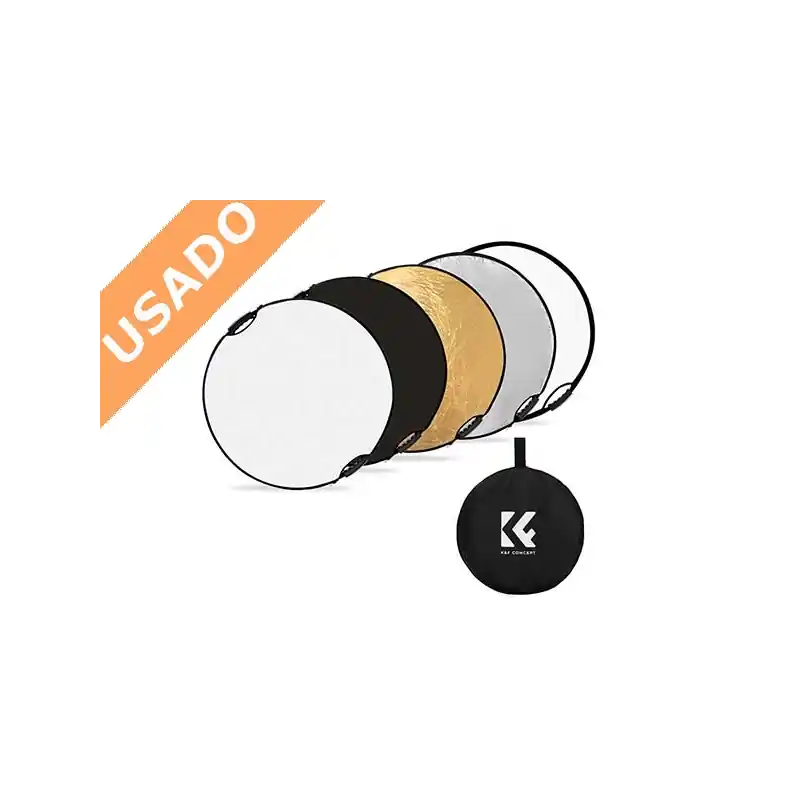 Compra Ahora AURORA AURLD105M (Usado) Kit de reflectores 5 en 1 de 105 cm: difusor, blanco, oro, plata