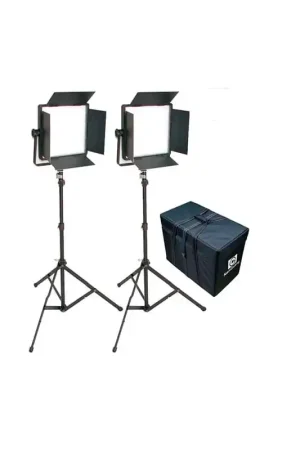 NANLITE CN-1200CSA KIT1 Kit 2 paneles alta potencia LED 3200º / 5600º con aletas ... Imprescindible (Must-Have)