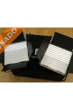 NANLITE CN-600CSA KIT1 (Usado) Kit de 2 paneles LED bicolor con aletas ... Oferta Flash