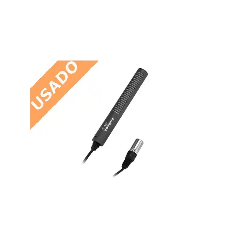 EIMAGE EPM-30 (Usado) Micrófono de cañón corto Hyper-Cardioide de aleación de aluminio con alimentación phantom 48V. Última Oportunidad