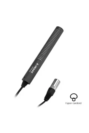 EIMAGE EPM-30 Micrófono de cañón corto Hyper-Cardioide de aleación de aluminio con alimentación phantom 48V. Oferta Limitada