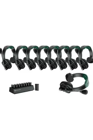 Solo Por Tiempo Limitado HOLLYLAND SOLIDCOM SE PRO 9S Intercomunicador con auriculares con cancelación de ruido para 9 personas
