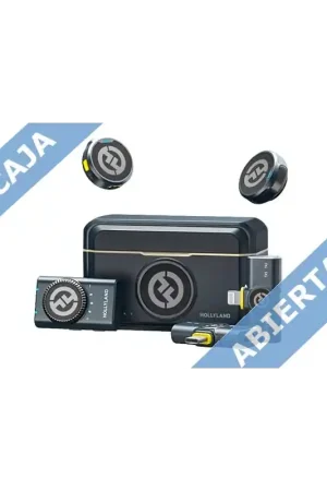 HOLLYLAND HL-LARK M2 COMBO (Caja Abierta) Mini micrófono inalámbrico para creadores de contenido Ocasión Especial