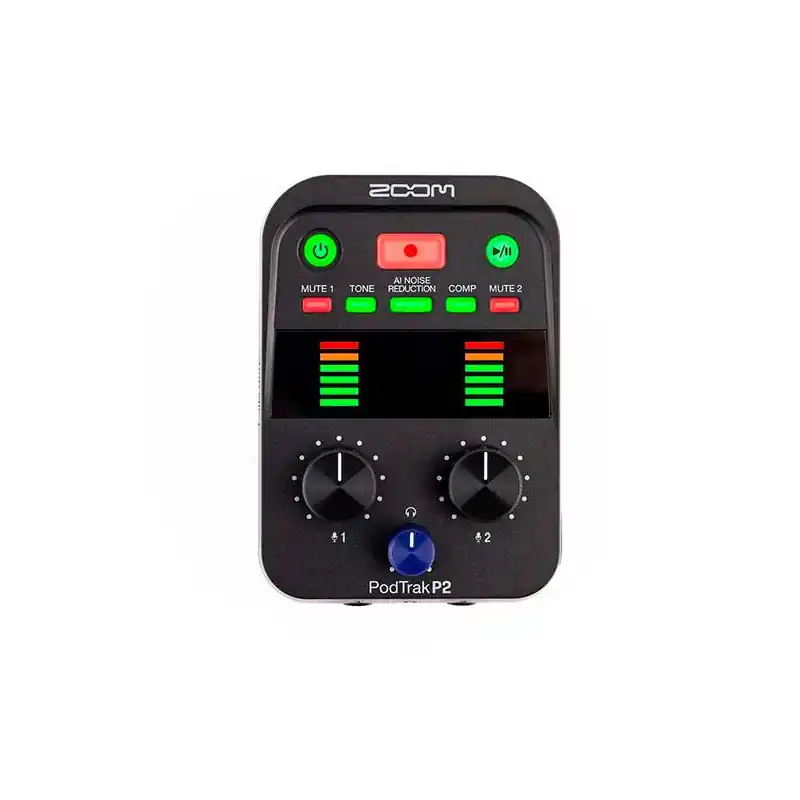 Ordenar Ahora Mismo ZOOM PodTrack P2 Grabador de podcast de 2 canales
