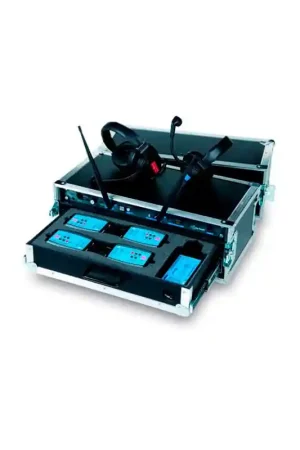 ALTAIR WBFC-200F Flight-Case vacio para estación base, 4 petacas y cargador de red. Envío Inmediato