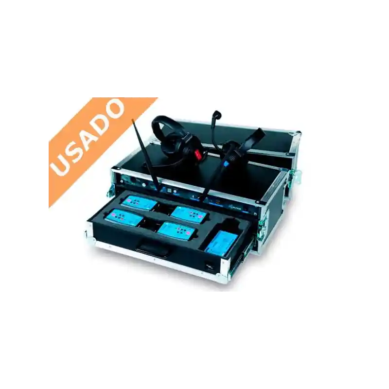 ALTAIR WBFC-200F (Usado) (Usado) Flight-Case vacio para estación base, 4 petacas y cargador de red. Marca Reconocida