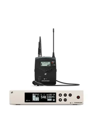 SENNHEISER EW 100 G4-ME2-1G8 Sistema UHF inalámbrico con micrófono de clip ME 2-II o ME 4 Oferta Limitada