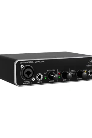 Oferta Especial BEHRINGER UPHORIA UMC22 Interface de sonido USB 2.0.