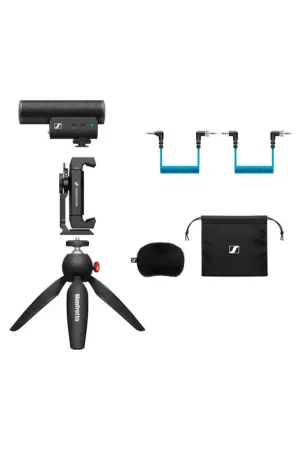 SENNHEISER MKE 400 MOBILE KIT Kit de micro para cámaras DSLR y smartphones. Oferta Especial