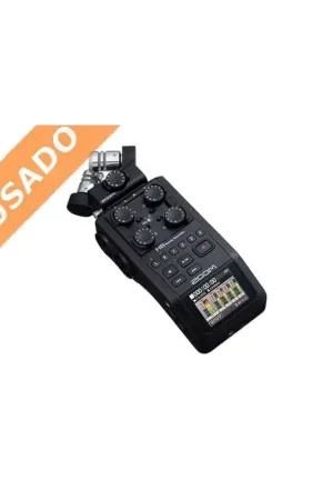 Súper Precio ZOOM H6-BLK (USADO) Grabador digital portátil con hasta 6 pistas.