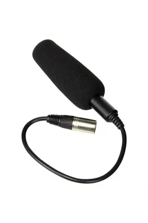 Precio De Fábrica JVC QAN0067-003 Micrófono de cañón corto con conexión XLR.