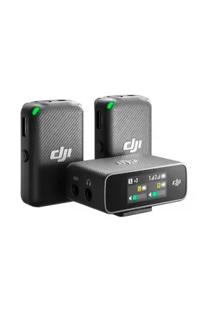 DJI MIC Sistema de grabación de audio doble canal y transmisión inalámbrica. Oferta De Temporada