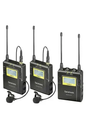 Solo Hoy SARAMONIC UWMIC9 Conjunto de microfonía inalámbrica de corbata.