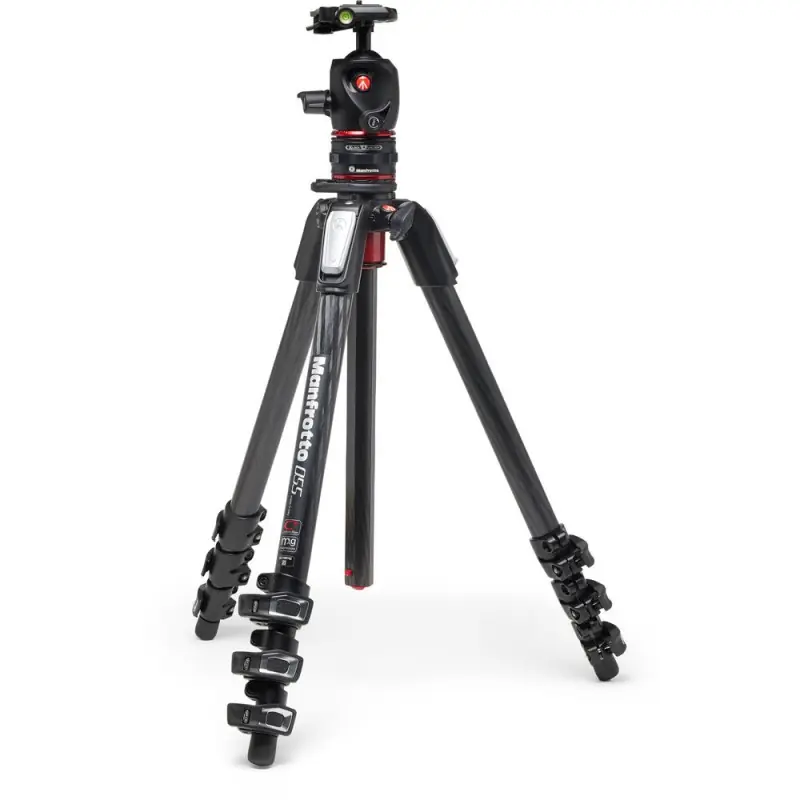 Comprar Manfrotto Kit trípode 055 Con rótula de bola XPRO y sistema liberación rápida | Carbono al mejor precio Novedad