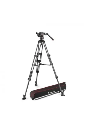 Comprar Manfrotto Kit video con trípode carbono Twin + Nitrotech 608. Est. MA al mejor precio Precio Económico