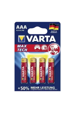 Precio Reducido Comprar Varta LR03 Pilas 4xAAA Longlife Max Power al mejor precio