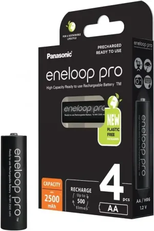 Envío Gratis 1x4 Panasonic Eneloop Pro Mignon AA 2500mAh
