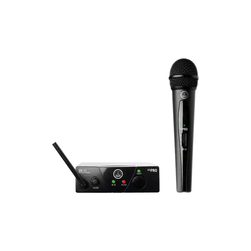 Comprar AKG WMS40 Mini Vocal Set | Sistema Inalámbrico UHF con Micrófono de Mano al mejor precio Certificado