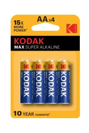 Comprar Kodak Max LR6 Pilas Alcalinas AAx4 al mejor precio Mejor Precio