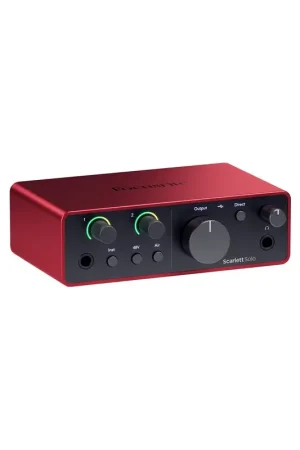 Interfaz Focusrite Scarlett Solo USB-C (4ª Gen) Favorito De Clientes