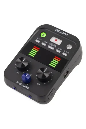 Envío Inmediato Zoom PodTrak P2 grabadora para podcast con micrófonos USB | Comprar ahora