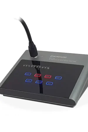 Comprar En Línea Comprar Rondson PA-04D | Micrófono de sobremesa 4 zonas para amplificador