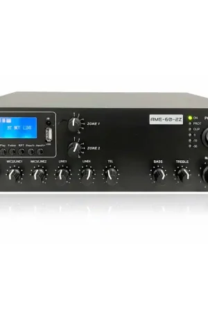 Última Versión Rondson AME-60-2Z / AME-120-2Z | Amplificador mezclador 2 zonas Bluetooth al mejor precio