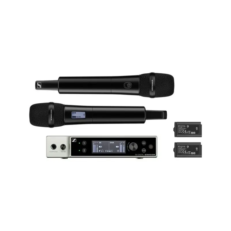 Precio De Fábrica Comprar Sennheiser EW-DX 835-S SET Sistema inalámbrico con dos micrófonos de mano al mejor precio